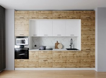 Кухонный гарнитур Лада 3400 мм (Санвут) в Серове - serov.mebel-e96.ru