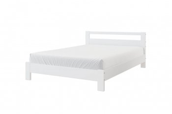 Кровать из массива Лана Белый Античный (БМ) в Серове - serov.mebel-e96.ru