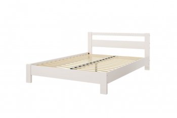 Кровать из массива Лана Льняной (БМ) в Серове - serov.mebel-e96.ru