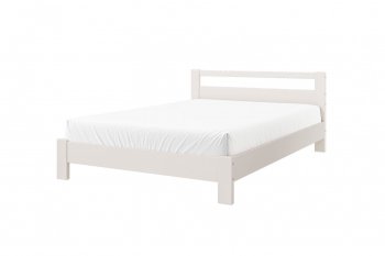 Кровать из массива Лана Льняной (БМ) в Серове - serov.mebel-e96.ru