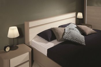Кровать двуспальная Лацио (СБК) в Серове - serov.mebel-e96.ru