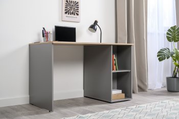 Стол письменный Лайт 12.163. серый (Моби) в Серове - serov.mebel-e96.ru