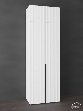 Шкаф с антресолью 800 мм Linnea MHR-2A-1 2450х800х510 (Белый-М 11.1.1) в Серове - serov.mebel-e96.ru
