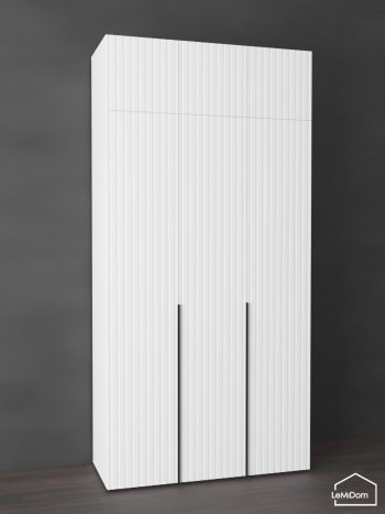 Шкаф с антресолью 1200 мм Linnea MHR-3A-1 2450х1200х510 (Белый-М 11.1.2) в Серове - serov.mebel-e96.ru