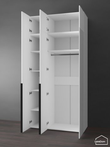 Шкаф с антресолью 1200 мм Linnea MHR-3A-1 2450х1200х510 (Белый-М 11.1.2) в Серове - serov.mebel-e96.ru