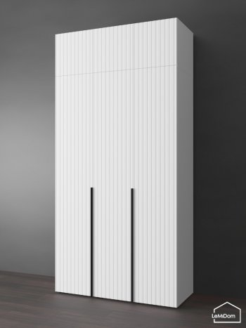 Шкаф с антресолью 1200 мм Linnea MHR-3A-1 2450х1200х510 (Белый-М 11.1.2) в Серове - serov.mebel-e96.ru