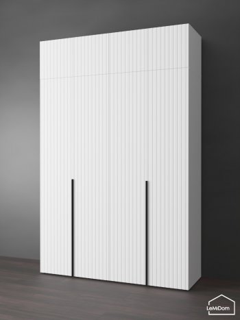 Шкаф с антресолью 1600 мм Linnea MHR-4A-1 2450х1600х510 (Белый-М 11.1.1) в Серове - serov.mebel-e96.ru