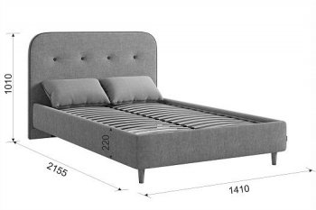 Кровать с основанием Лео 120х200 см (Мебельсон) в Серове - serov.mebel-e96.ru