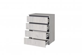 Комод Лиана графит (Зарон) в Серове - serov.mebel-e96.ru