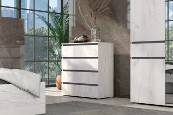 Комод Лиана графит (Зарон) в Серове - serov.mebel-e96.ru | фото