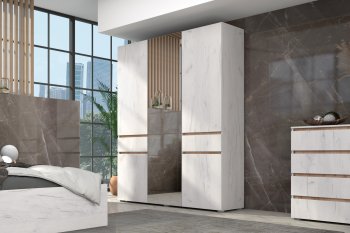 Шкаф 1600 мм Лиана золотой (Зарон) в Серове - serov.mebel-e96.ru