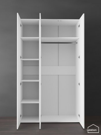 Шкаф Linnea MHR-3PO-1 2050х1200х510 (Белый-М 11.1.1) в Серове - serov.mebel-e96.ru
