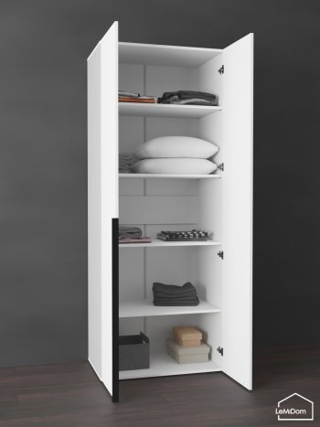 Шкаф Linnea MHR-2-2 2050х800х510 (Белый-М 11.1.1) в Серове - serov.mebel-e96.ru