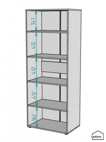 Шкаф Linnea MHR-2-2 2050х800х510 (Графит-М 11.1.25) в Серове - serov.mebel-e96.ru