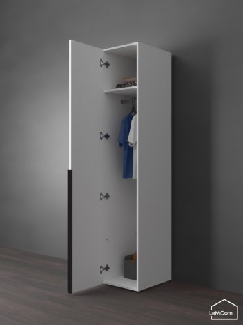 Шкаф Linnea MHR-1 2050х400х510 (Белый-М 11.1.1) в Серове - serov.mebel-e96.ru