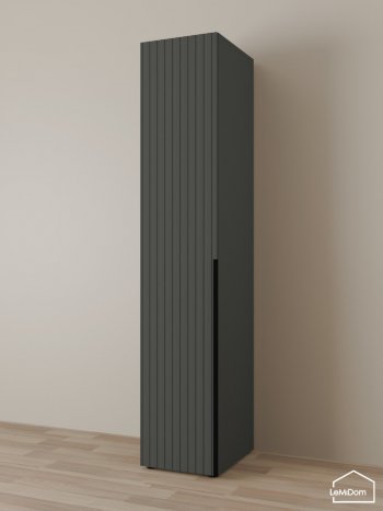 Шкаф Linnea MHR-1 2050х400х510 (Графит-М 11.1.25) в Серове - serov.mebel-e96.ru
