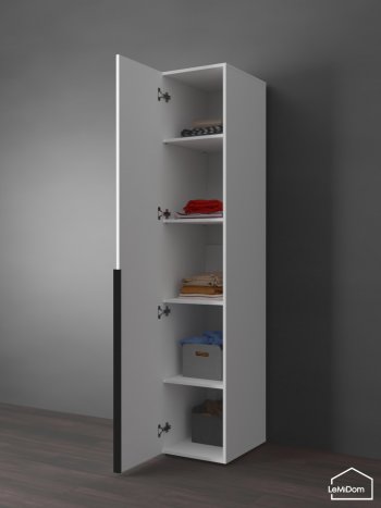 Шкаф Linnea MHR-1-2 2050х400х510 (Белый-М 11.1.1) в Серове - serov.mebel-e96.ru