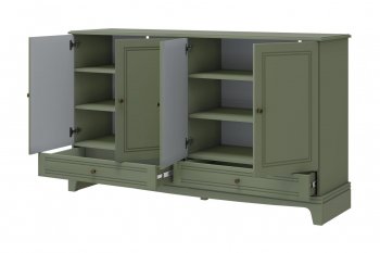 Комод 4 двери 2ящ. Лорето, зеленый самшит (БМ) в Серове - serov.mebel-e96.ru