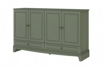 Комод 4 двери 2ящ. Лорето, зеленый самшит (БМ) в Серове - serov.mebel-e96.ru