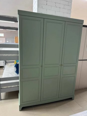 Шкаф 1500 мм распашной ШР-3 Лорето, зеленый самшит (БМ) в Серове - serov.mebel-e96.ru