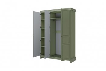 Шкаф 1500 мм распашной ШР-3 Лорето, зеленый самшит (БМ) в Серове - serov.mebel-e96.ru