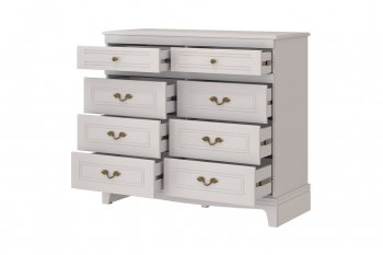 Комод 8 ящиков Лорето, льняной (БМ) в Серове - serov.mebel-e96.ru