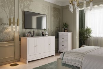 Спальный гарнитур Лорето, модульный, льняной (БМ) в Серове - serov.mebel-e96.ru