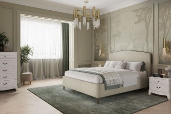 Спальный гарнитур Лорето, модульный, льняной (БМ) в Серове - serov.mebel-e96.ru