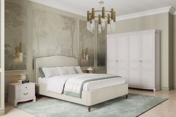 Спальный гарнитур Лорето, модульный, льняной (БМ) в Серове - serov.mebel-e96.ru