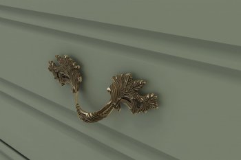 Комод 5 ящиков Лорето зеленый самшит (БМ) в Серове - serov.mebel-e96.ru