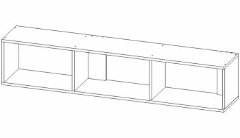 Стенка луксор (АстридМ) в Серове - serov.mebel-e96.ru