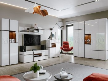 Стенка Мадера модульная (Миф) в Серове - serov.mebel-e96.ru