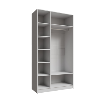 Шкаф Мадрид 1200 мм без зеркала белый (Текс) в Серове - serov.mebel-e96.ru
