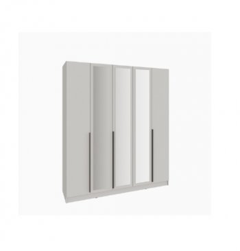 Шкаф Мадрид 2000 мм с зеркалом и ящиками, кашемир (Текс) в Серове - serov.mebel-e96.ru