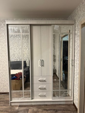 Шкаф-купе Маэстро 1700 мм (Ясень белый) (БТС) в Серове - serov.mebel-e96.ru