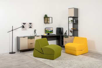 Кресло Марвэл серка желтая (Моби) в Серове - serov.mebel-e96.ru
