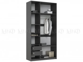 Шкаф 1200 мм Марвэл графит (Миф) в Серове - serov.mebel-e96.ru