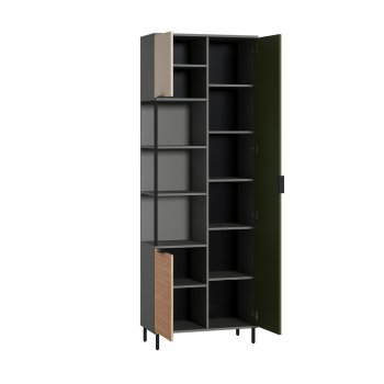 Шкаф комбинированный Марвэл 13.22 сер (Моби) в Серове - serov.mebel-e96.ru
