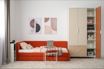 Набор детской мебели Марвэл модульный, бел. (Моби) в Серове - serov.mebel-e96.ru