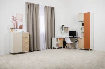 Набор детской мебели Марвэл модульный, бел. (Моби) в Серове - serov.mebel-e96.ru