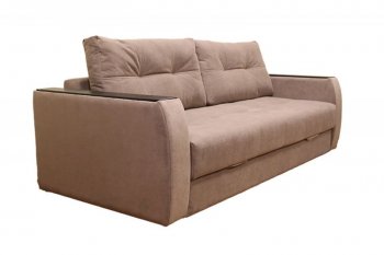 Диван Милан 3, НПБ, ткань Монако 02 (какао) (Хит Диван) в Серове - serov.mebel-e96.ru