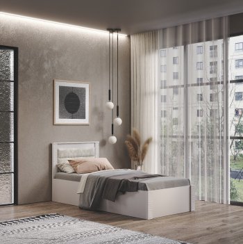 Кровать Монако КР-17 кашемир (БТС) в Серове - serov.mebel-e96.ru