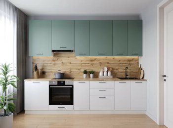 Кухонный гарнитур высокий Муссон 3000 мм (Санвут) в Серове - serov.mebel-e96.ru