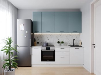 Кухонный гарнитур Ниагара 2200 мм МДФ/ЛДСП (Санвут) в Серове - serov.mebel-e96.ru