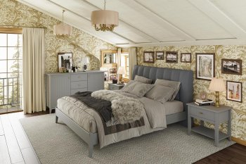 Комод 5 ящиков Никеа антрацит (БМ) в Серове - serov.mebel-e96.ru