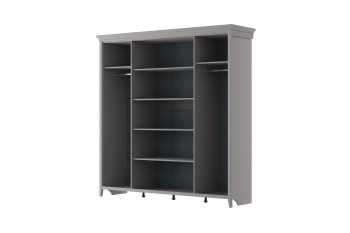 Шкаф распашной 2160 мм ШР-4 Никеа антрацит (БМ) в Серове - serov.mebel-e96.ru