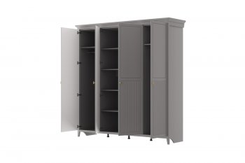 Шкаф распашной 2160 мм ШР-4 Никеа антрацит (БМ) в Серове - serov.mebel-e96.ru