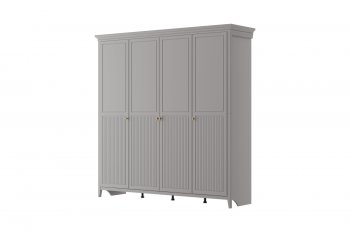 Шкаф распашной 2160 мм ШР-4 Никеа антрацит (БМ) в Серове - serov.mebel-e96.ru