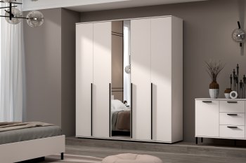 Шкаф 2000 мм Норден с зеркалом (Зарон) в Серове - serov.mebel-e96.ru