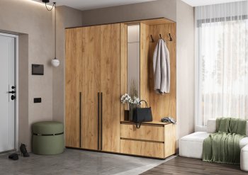 Прихожая Норд+Шкаф 1200, крафт (Миф) в Серове - serov.mebel-e96.ru